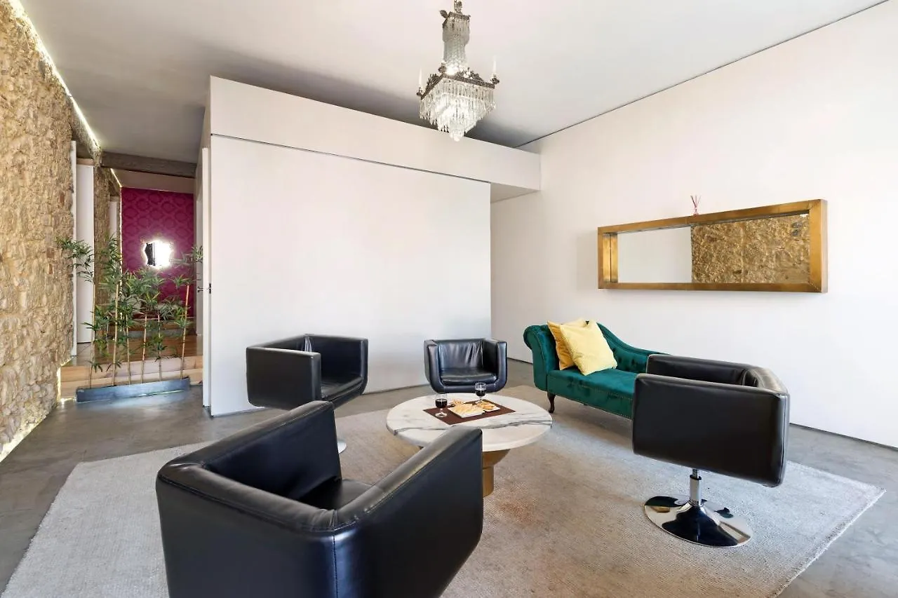 Rainbow Wall Lisbon Loft Apartment
